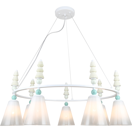 Купить оптом недорого Люстра Rivoli Cataleya 4146-307 7 х Е27 60 Вт дизайн