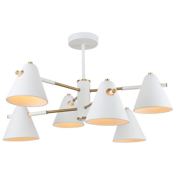 Купить оптом недорого Люстра Rivoli Chelsea 3141-306 6 х Е14 40 Вт модерн