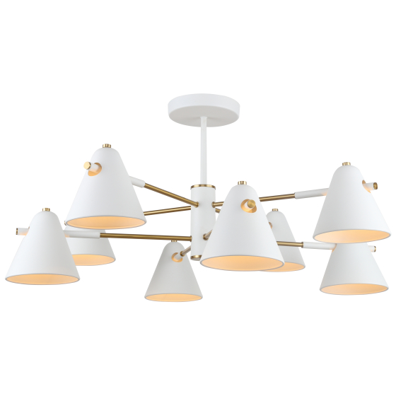 Купить оптом недорого Люстра Rivoli Chelsea 3141-308 8 х Е14 40 Вт модерн