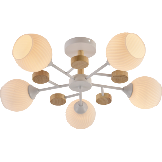 Купить оптом недорого Люстра Rivoli Chiara 9180-305 5 х Е27 60 Вт модерн