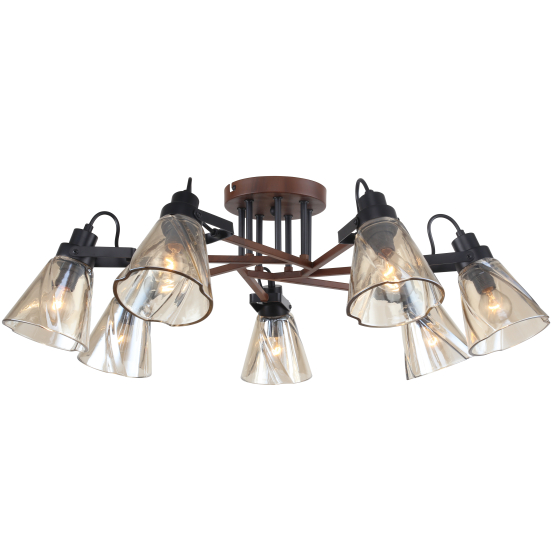 Купить оптом недорого Люстра Rivoli Clarissa 5098-307 7 х Е14 40 Вт лофт - кантри