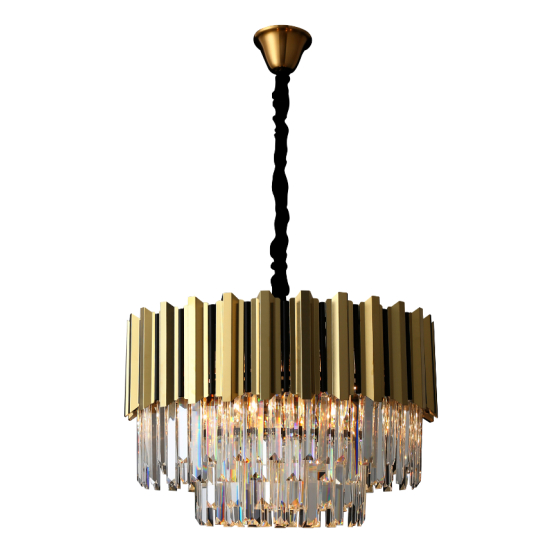 Купить оптом недорого Люстра Rivoli Daniela 3053-308 8 * Е14 40 Вт хрусталь