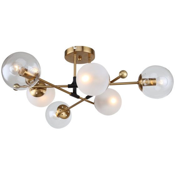 Купить оптом недорого Люстра Rivoli Darlene 3145-306 6 х Е14 40 Вт модерн