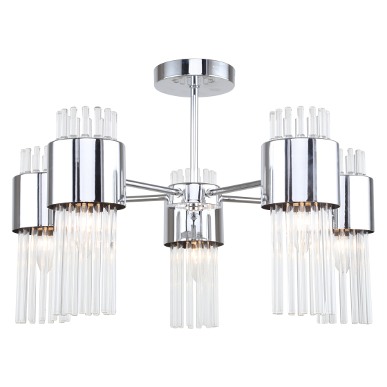 Купить оптом недорого Люстра Rivoli Deborah 3148-305 5 х Е14 40 Вт модерн