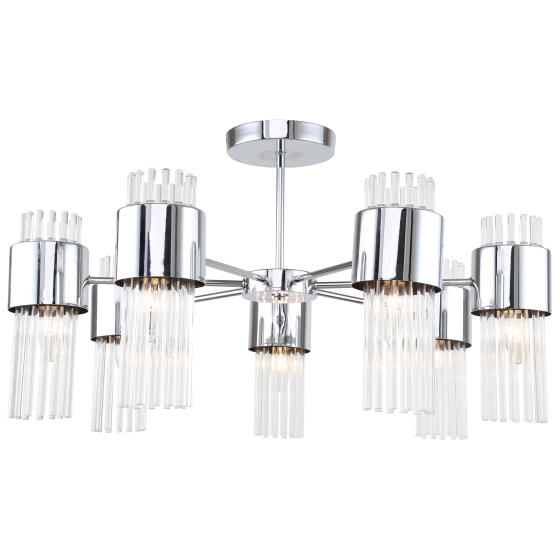 Купить оптом недорого Люстра Rivoli Deborah 3148-307 7 х Е14 40 Вт модерн