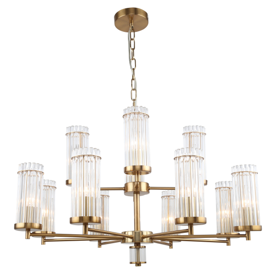 Купить оптом недорого Люстра Rivoli Dolly 2074-312 12 х Е14 40 Вт классика