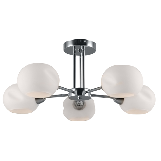 Купить оптом недорого Люстра Rivoli Doris 2080-305 5 х Е14 40 Вт модерн