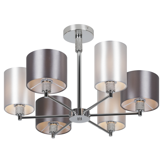 Купить оптом недорого Люстра Rivoli Ebony 2081-306 6 х Е14 40 Вт классика