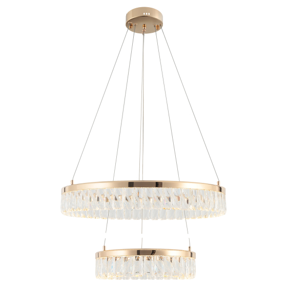 Купить оптом недорого Люстра Rivoli Erika 6131-105 светодиодная LED 68 Вт 3000 K дизайн