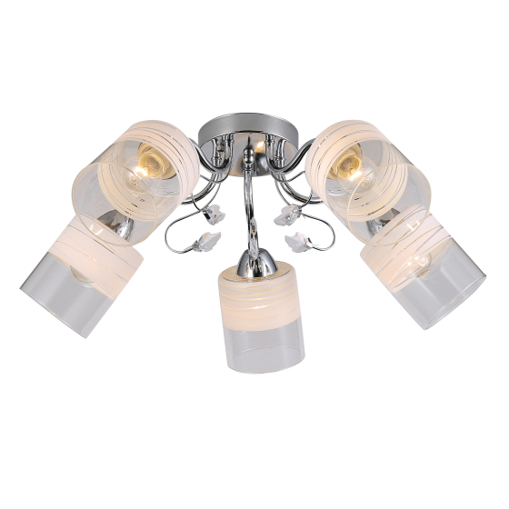 Купить оптом недорого Люстра Rivoli Fabiana 9102-305 5 * Е27 60 Вт модерн