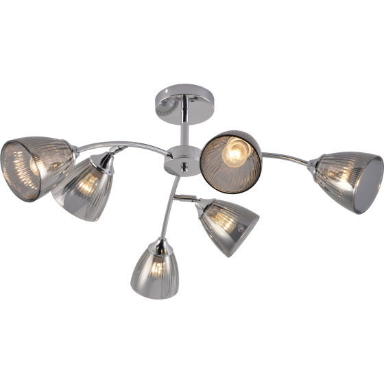 Купить оптом недорого Люстра Rivoli Francheska 9179-306 6 х Е27 60 Вт модерн