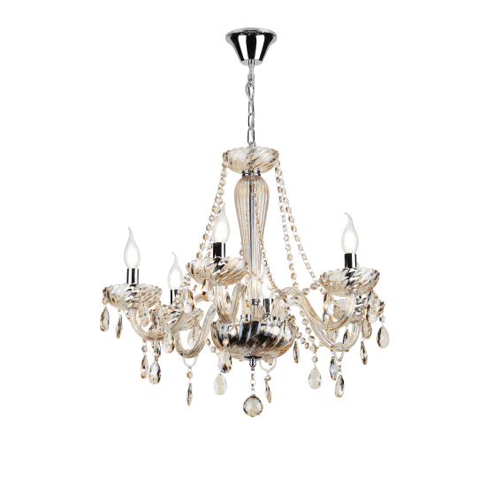 Купить оптом недорого Люстра Rivoli Giocoso 1007-206 6 x E14 40 Вт хрусталь классика уценка