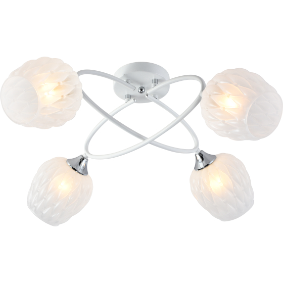 Купить оптом недорого Люстра Rivoli Hettie 3136-304 4 х Е27 60 Вт модерн