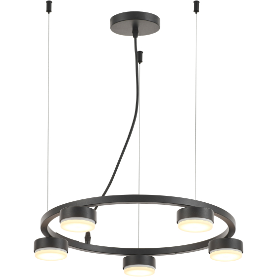 Купить оптом недорого Люстра Rivoli Leontina 4136-305 5 x GX53 6 Вт дизайн