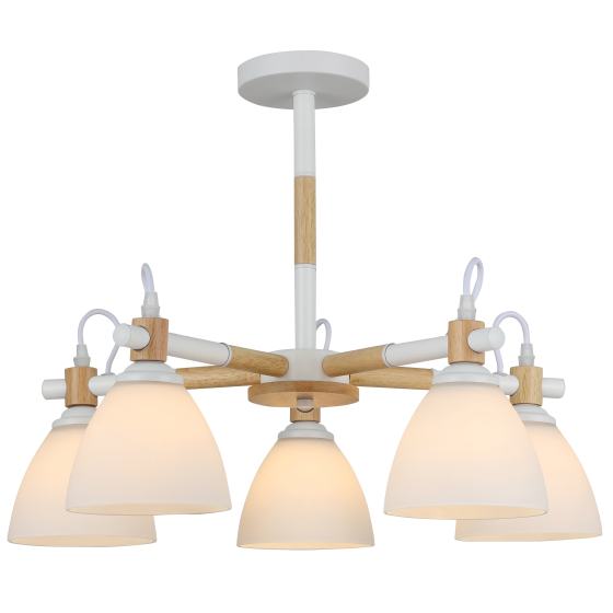 Купить оптом недорого Люстра Rivoli Louise 9175-305 5 х Е27 40 ВТ модерн