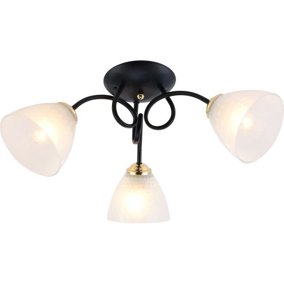 Купить оптом недорого Люстра Rivoli Luiza 9140-303 3 х Е27 60 Вт модерн