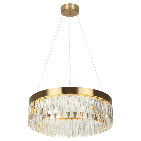 Купить оптом недорого Люстра Rivoli Mary 6129-101 cветодиодная LED 28 Вт 3000 К хрусталь