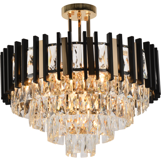 Купить оптом недорого Люстра Rivoli Miranda 1040-308 8 х Е14 40 Вт хрусталь