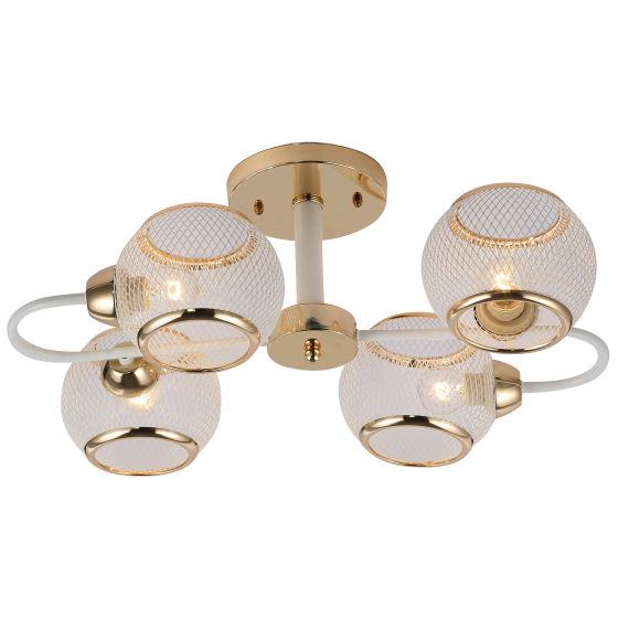 Купить оптом недорого Люстра Rivoli Mortifera 3130-304 4 х Е27 40 Вт модерн