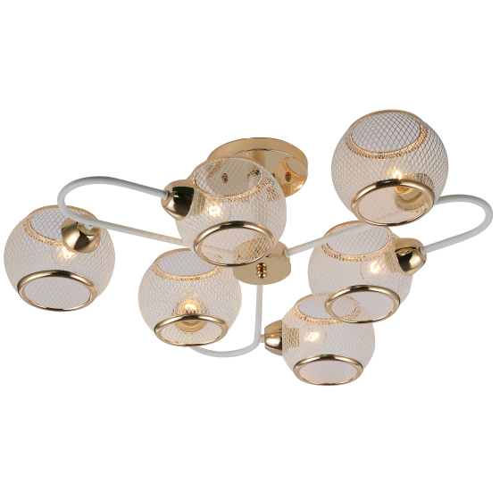 Купить оптом недорого Люстра Rivoli Mortifera 3130-306 6 х Е27 40 Вт модерн