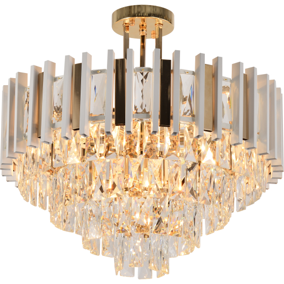 Купить оптом недорого Люстра Rivoli Nicole 1041-308 8 х Е14 40 Вт хрусталь