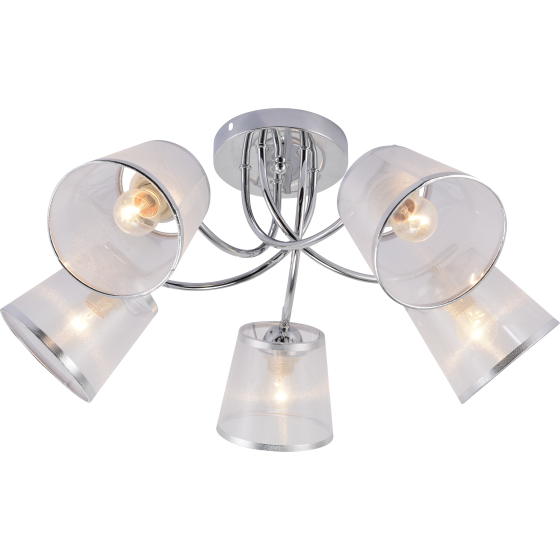 Купить оптом недорого Люстра Rivoli Shirley 9167-305 5 х Е27 60 Вт модерн