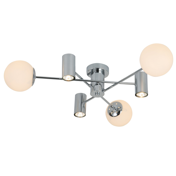 Купить оптом недорого Люстра Rivoli Tanya 3164-303 3 * Е27 40 Вт + 3 * Gu10 7 Вт модерн