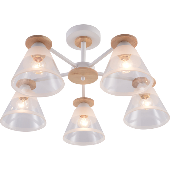 Купить оптом недорого Люстра Rivoli Theothila 9177-305 5 х Е27 60 Вт модерн