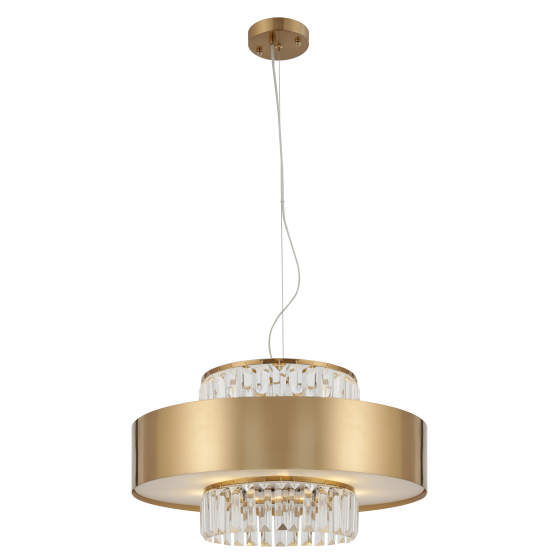 Купить оптом недорого Люстра Rivoli Vickie 1051-306 6 х Е14 40 Вт хрусталь