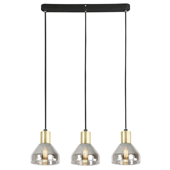 Купить оптом недорого Светильник подвесной (подвес) Rivoli Kassandra 3118-303 3 х Е14 40 Вт модерн потолочный