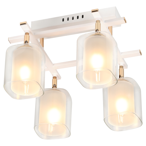 Купить оптом недорого Светильник потолочный Rivoli Helga 3100-304 4 * Е27 40 Вт модерн