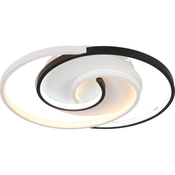 Купить оптом недорого Светильник потолочный светодиодный Rivoli Abby 6101-103 LED 3900К - 4400К 73 Вт модерн с пультом