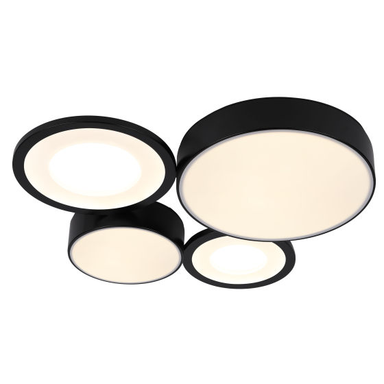 Купить оптом недорого Светильник потолочный светодиодный Rivoli Aliona 6161-701 LED 87 Вт 3000 - 6000 К с пультом