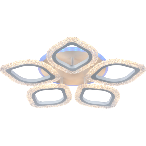 Купить оптом недорого Светильник потолочный светодиодный Rivoli Dietlinde 6049-105 с пультом 70 Вт + 7 Вт 4000К-6000К LED модерн