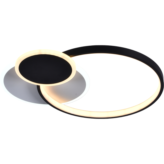 Купить оптом недорого Светильник потолочный светодиодный Rivoli Julia 6080-108 с пультом 80 Вт 4000К - 6000К LED модерн