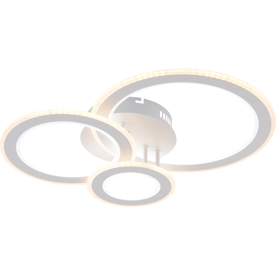 Купить оптом недорого Светильник потолочный светодиодный Rivoli Mirela 6142-101 LED 81 Вт 3000 - 6000 К c пультом