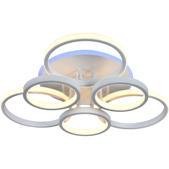 Купить оптом недорого Светильник потолочный светодиодный Rivoli Paula 6088-106 с пультом 138 Вт + 8 Вт 4000К - 6000К LED модерн