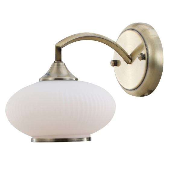 Купить оптом недорого Бра светильник Rivoli Avarice 2077-401 настенный 1 х Е27 60 Вт классика