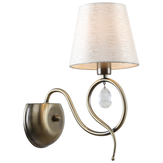 Купить оптом недорого Бра светильник Rivoli Beatrix 2067-401 настенный 1 х Е14 40 Вт классика