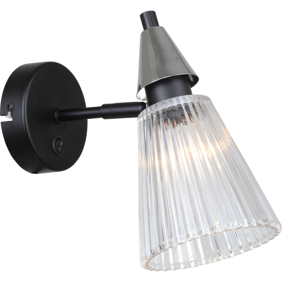 Купить оптом недорого Бра светильник Rivoli Briana 3179-210 1 х Е14 40 Вт модерн с выключателем