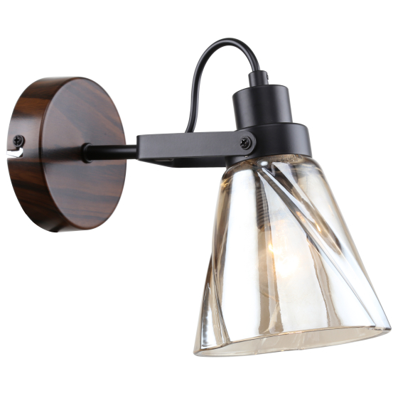 Купить оптом недорого Бра светильник Rivoli Clarissa 5098-401 настенный 1 х Е14 40 Вт лофт - кантри