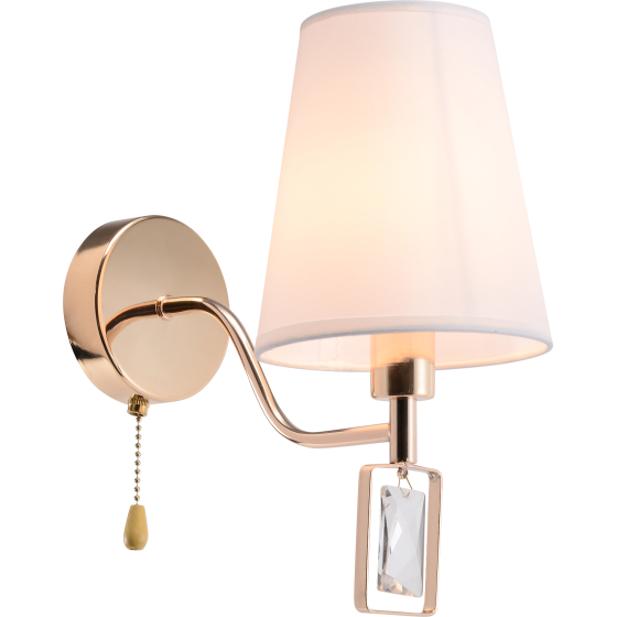 Купить оптом недорого Бра светильник Rivoli Cristal 2095-401 настенный 1 х Е14 40 Вт классика с выключателем