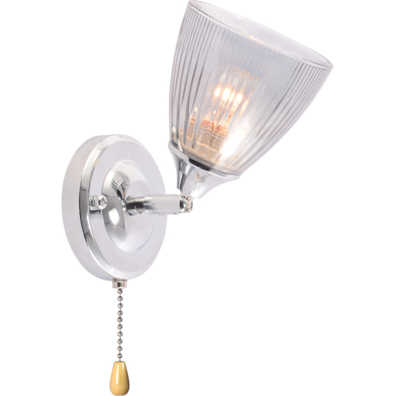 Купить оптом недорого Бра светильник Rivoli Francheska 9179-401 настенный 1 х Е27 60 Вт модерн с выключателем