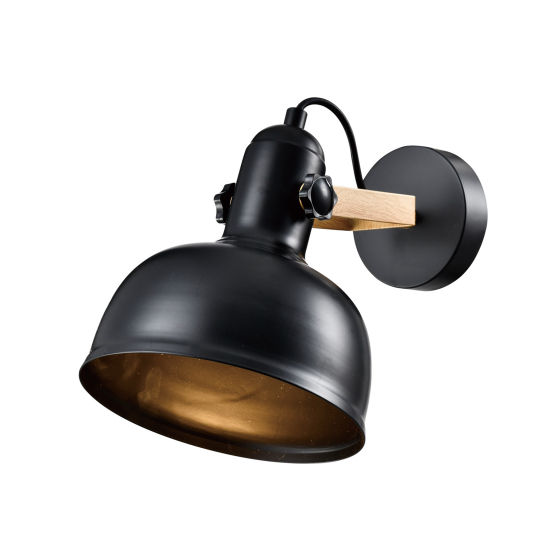 Купить оптом недорого Бра светильник Rivoli Nathalie 4121-401 настенный 1 х Е27 40 Вт лофт - кантри