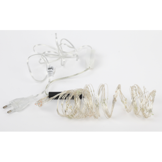 Купить оптом недорого ENIN -2NM ЭРА Гирлянда LED Дождик 10 нитей 2 метра мультиколор 220V