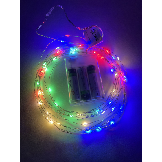 Купить оптом недорого ENIN -5NM ЭРА Гирлянда LED Нить 5 м мультиколор