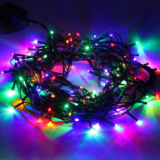 Купить оптом недорого ENIN-10M ЭРА Гирлянда LED Нить 10 м мультиколор 8 режимов