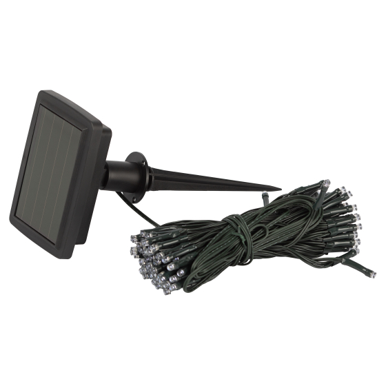 Купить оптом недорого Садовая гирлянда ЭРА ERASF22-29 Бахрома на солнечной батарее холодный свет 3.8*0.5 м