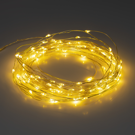 Купить оптом недорого Садовая гирлянда ЭРА ERASF22-42 на солнечной батарее Нить теплый свет 100 microLED