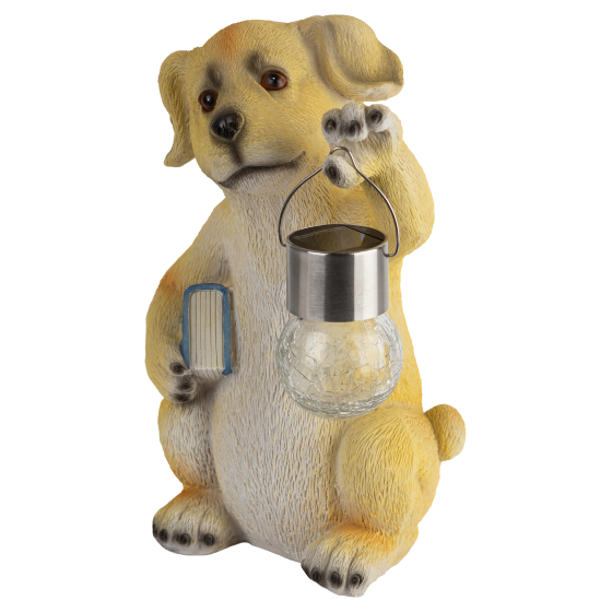 Купить оптом недорого Садовая фигура ЭРА ERASF22-09 из полистоуна Умный пес 27 см